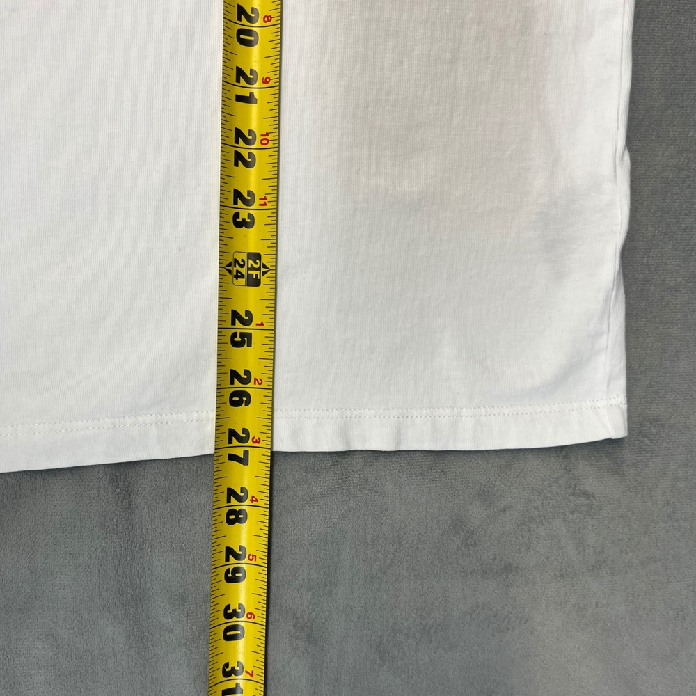 Amiri Floral Graphic T-Shirt Men's Size Large White Crewneck Tee - Picture 6 of 9
